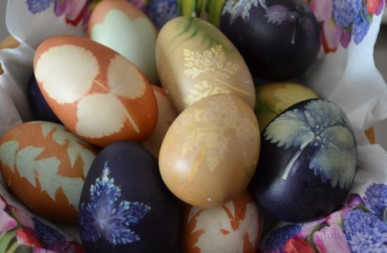 Ostereier mit Naturfarben färben
